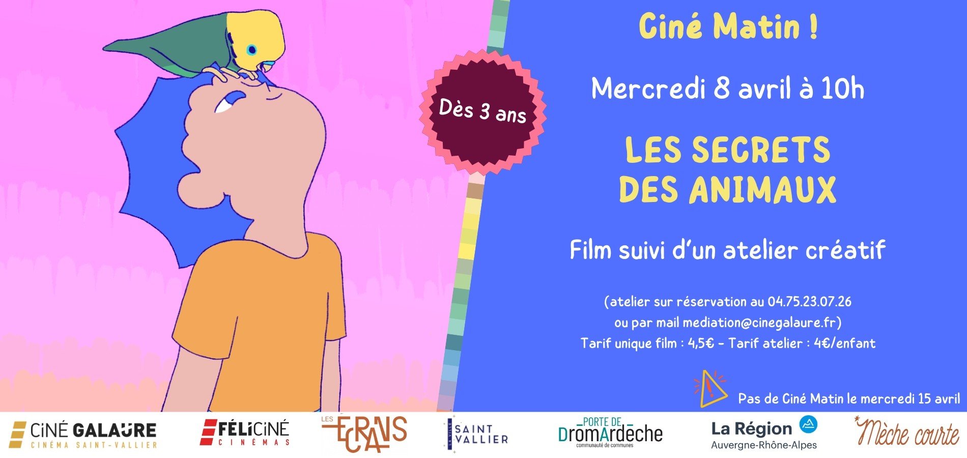 actualité Les secrets des animaux - Ciné Matin