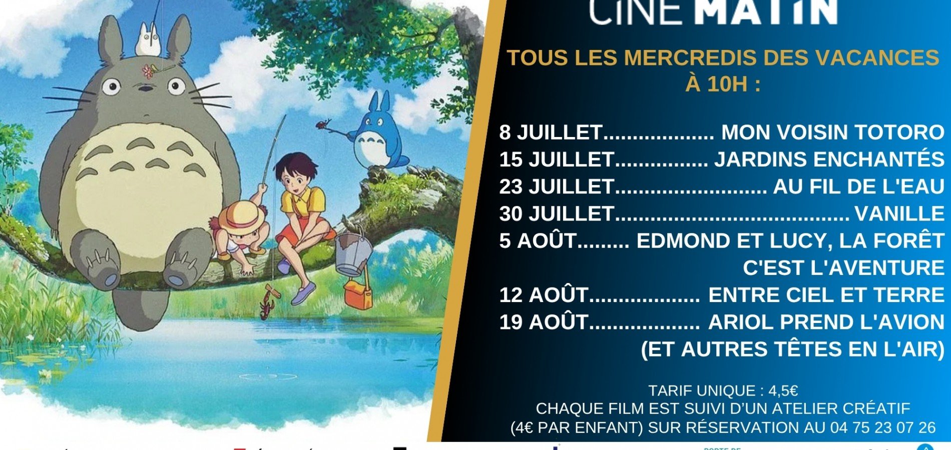 actualité Ciné Matins de l'été