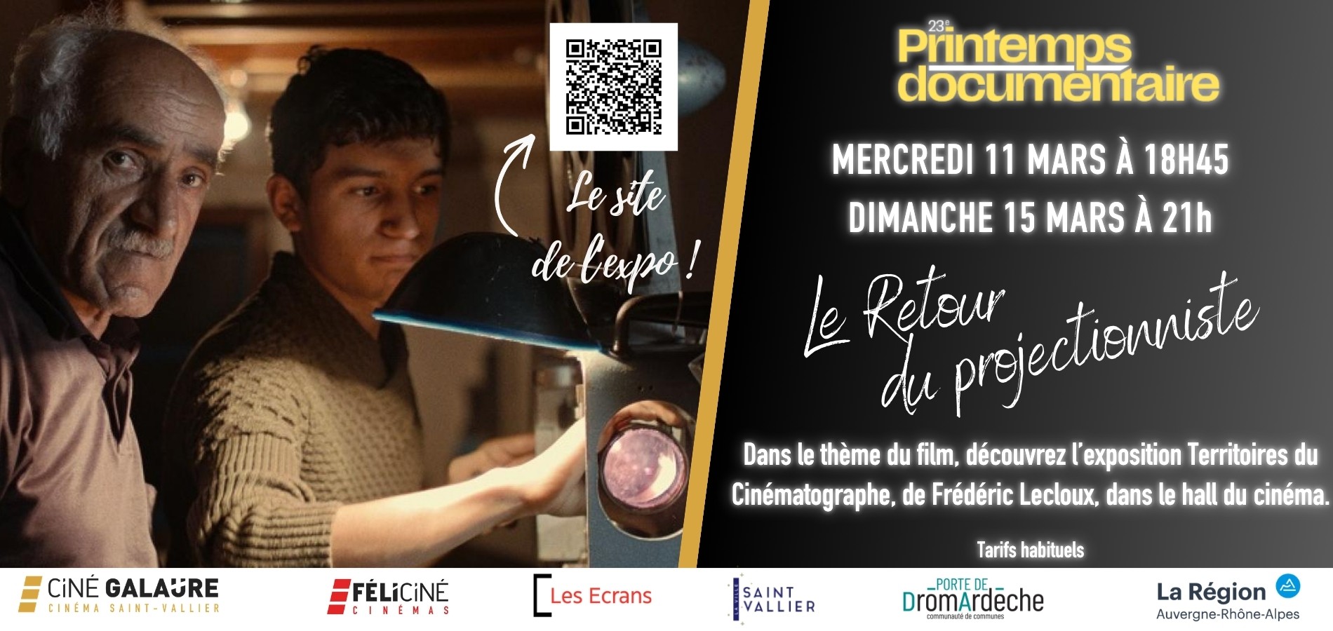 actualité Le retour du projectionniste - Printemps Documentaire