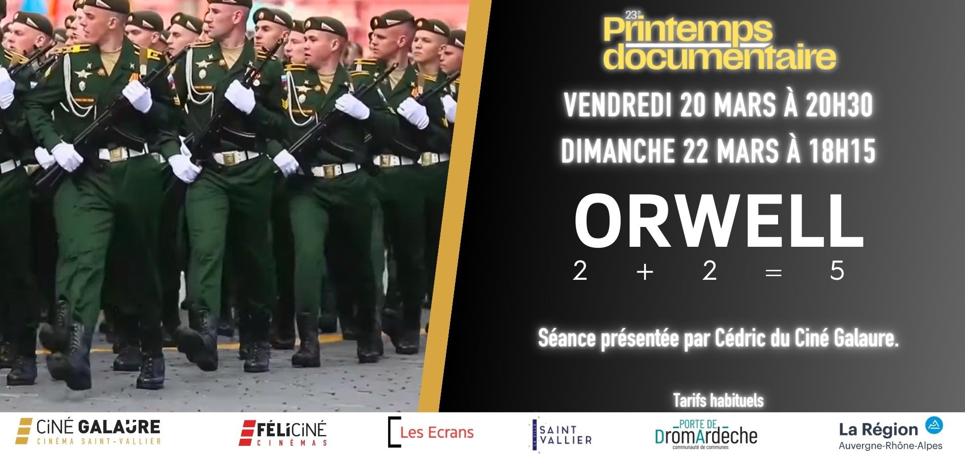 actualité Orwell - Printemps Documentaire